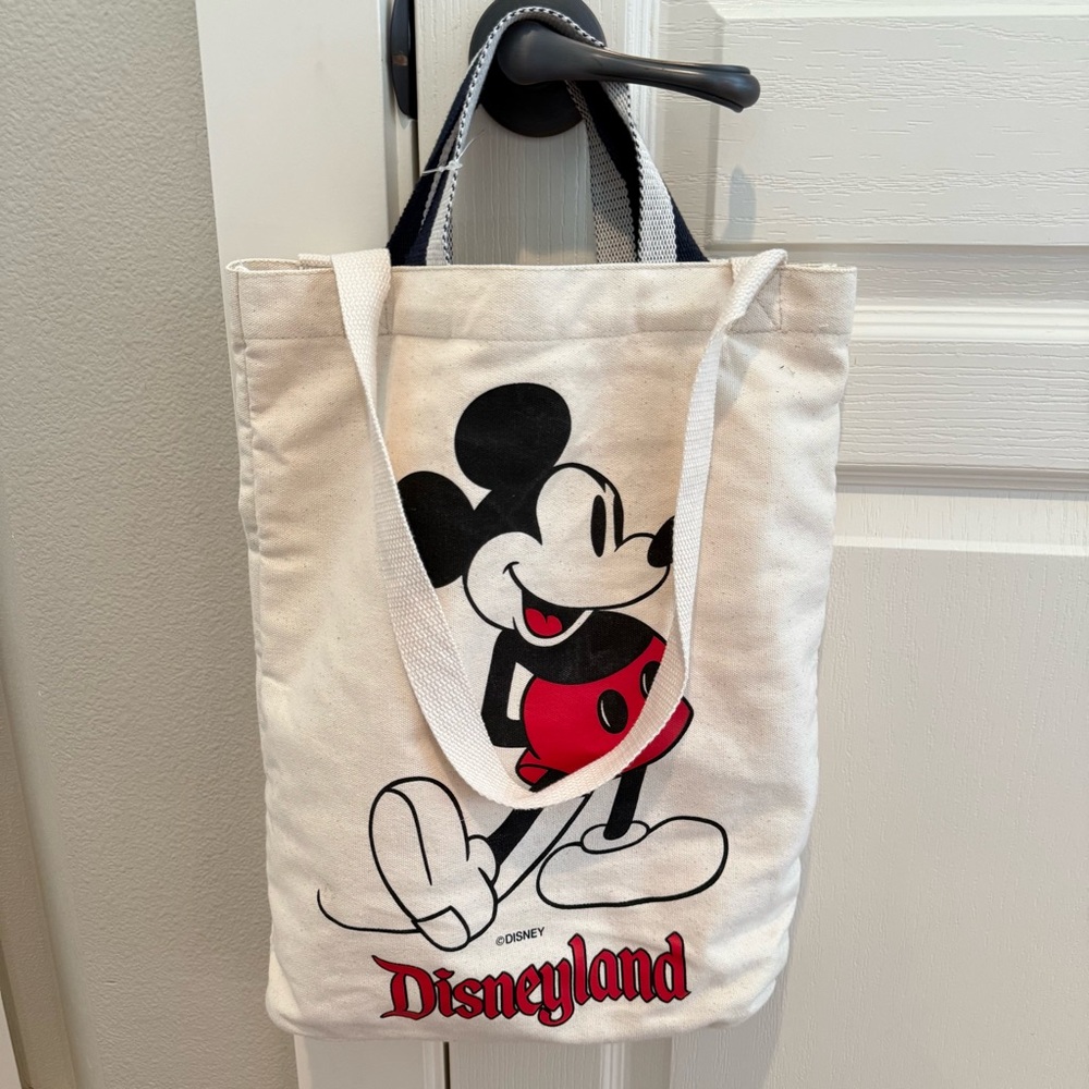 Disneyland Mickey Canvas Tote